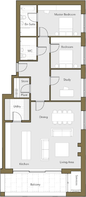 First-Floor-Apartment-No.5-Two-Bedroom-plus-Study